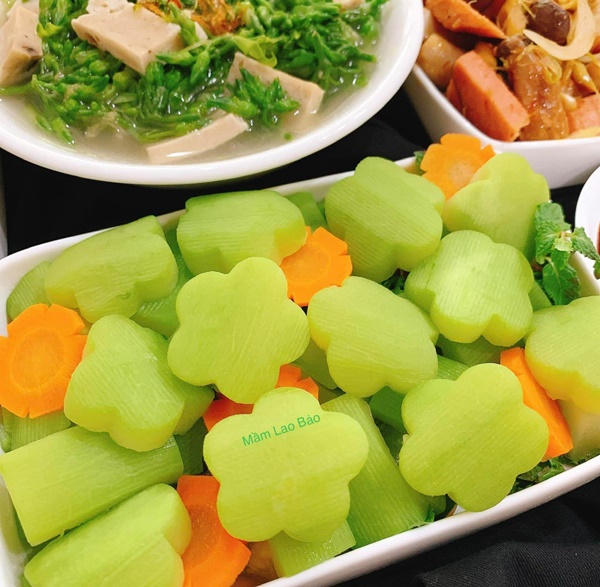 Mẹ đảm khoe mâm cơm chay tươm tất, hấp dẫn, ai cũng xuýt xoa khen đẹp không nỡ ăn-10