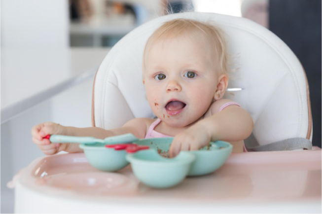 Ăn dặm BLW cho bé 8 tháng tuổi và những nguyên tắc cần nhớ-1