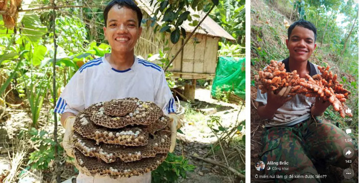 Những TikToker miền sơn cước nói không với thị phi, nổi tiếng khi kể chuyện bắt cá, đi rừng-2