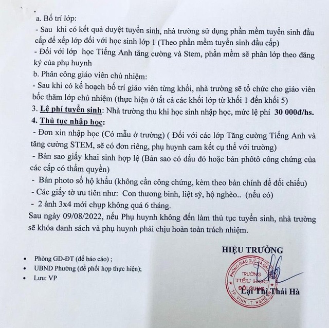 Hội phụ huynh kêu gọi thu tiền... chạy giáo viên chủ nhiệm-3