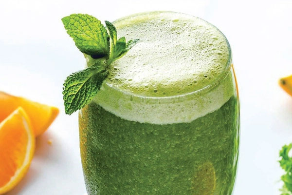 Đánh bay nắng nóng với sinh tố cam tươi - bạc hà-1