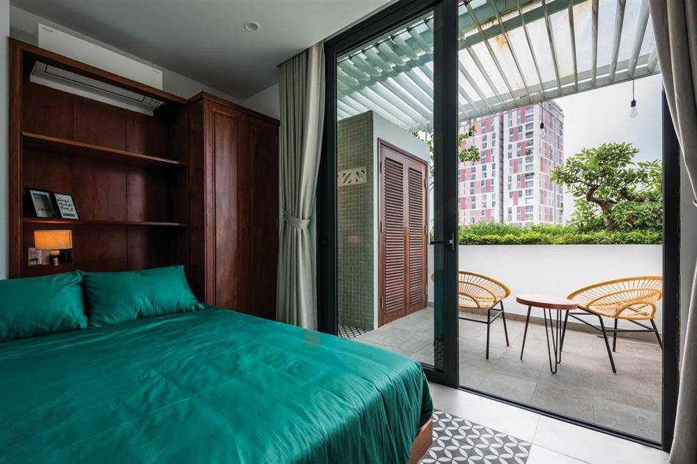 Nhà ống mang đậm phong cách resort với diện tích 4x22m-11