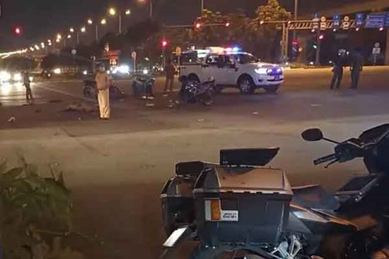 TP.HCM: 2 xe máy va chạm kinh hoàng, 3 người thương vong