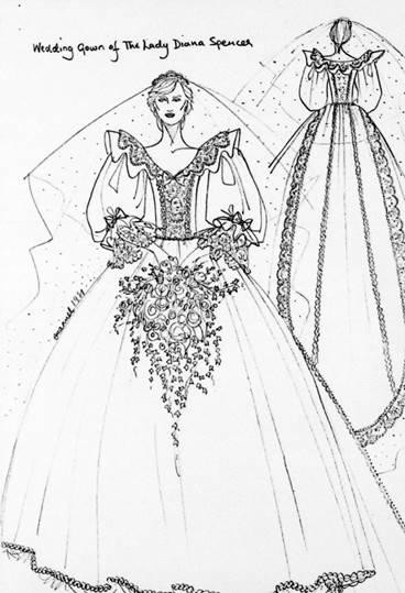 Những bí mật đằng sau chiếc váy cưới của Công nương Diana-2