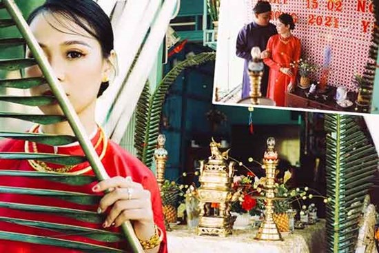 Đám cưới đậm chất miền Tây xưa, mặc áo dài đi guốc mộc đẹp xuất sắc!