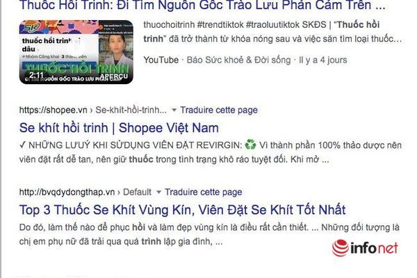 Thuốc hồi trinh rao bán trên mạng, có như lời đồn?-1