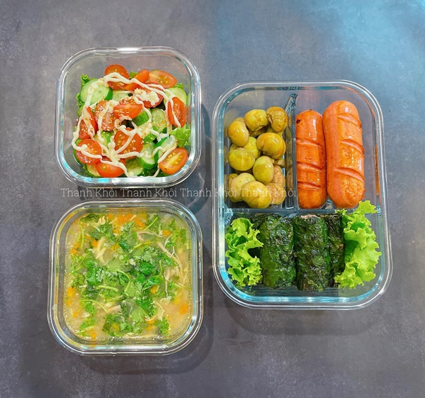 Chồng thích cơm nhà, vợ đảm chu đáo với loạt hộp cơm trưa tươm tất, nhìn đã thấy hấp dẫn và tràn ngập tình yêu thương-1