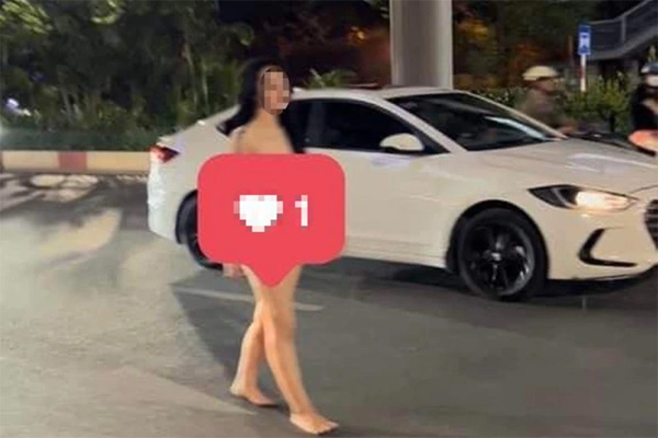 Công an thông tin vụ cô gái khỏa thân đi bộ ở đường Nguyễn Trãi-4