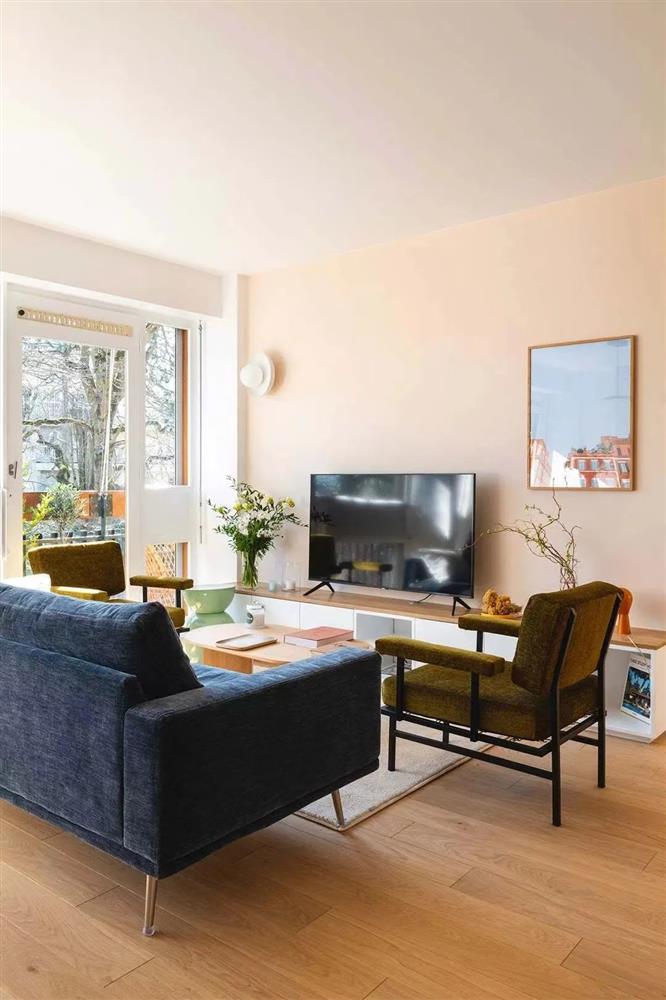 Căn hộ 50m² ngọt ngào đậm chất retro luôn ngập tràn ánh sáng của quý cô độc thân nước Pháp-6