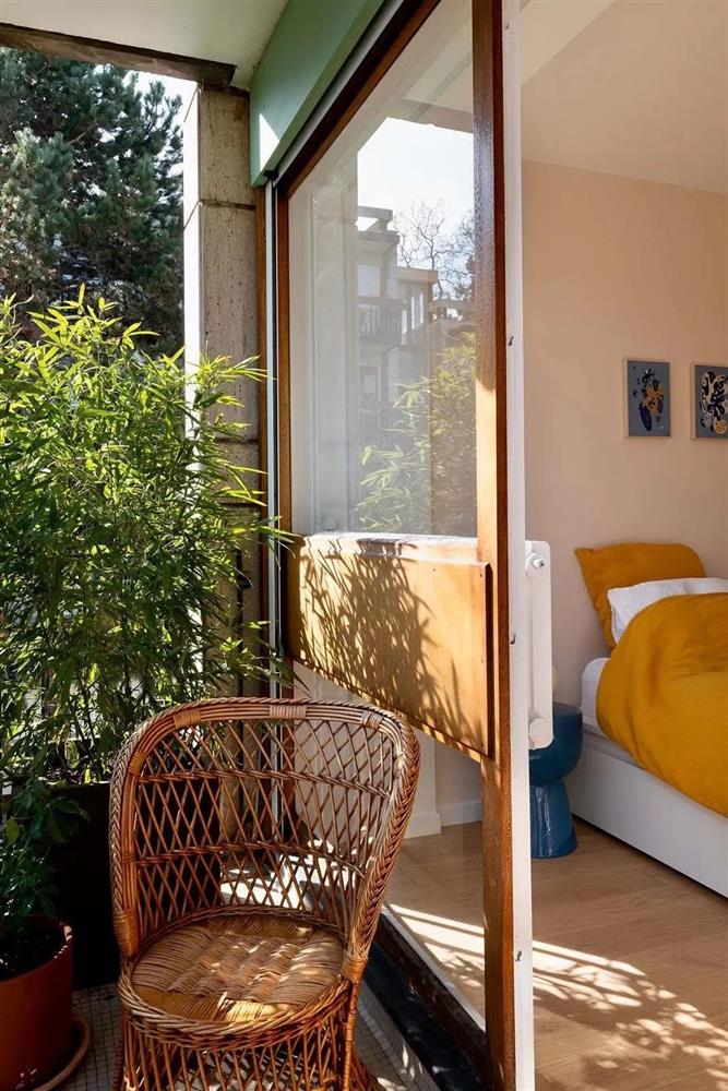 Căn hộ 50m² ngọt ngào đậm chất retro luôn ngập tràn ánh sáng của quý cô độc thân nước Pháp-15