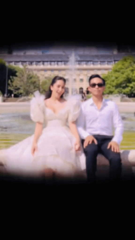 Vợ chồng Khánh Thi bắt trend thả thính: Nụ hôn lãng mạn trong trang phục cưới khiến fan xuýt xoa!-2