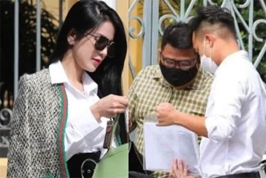 Bắt gặp Diệp Lâm Anh và thiếu gia Đức Nghiêm xuất hiện tại tòa án để làm thủ tục ly hôn