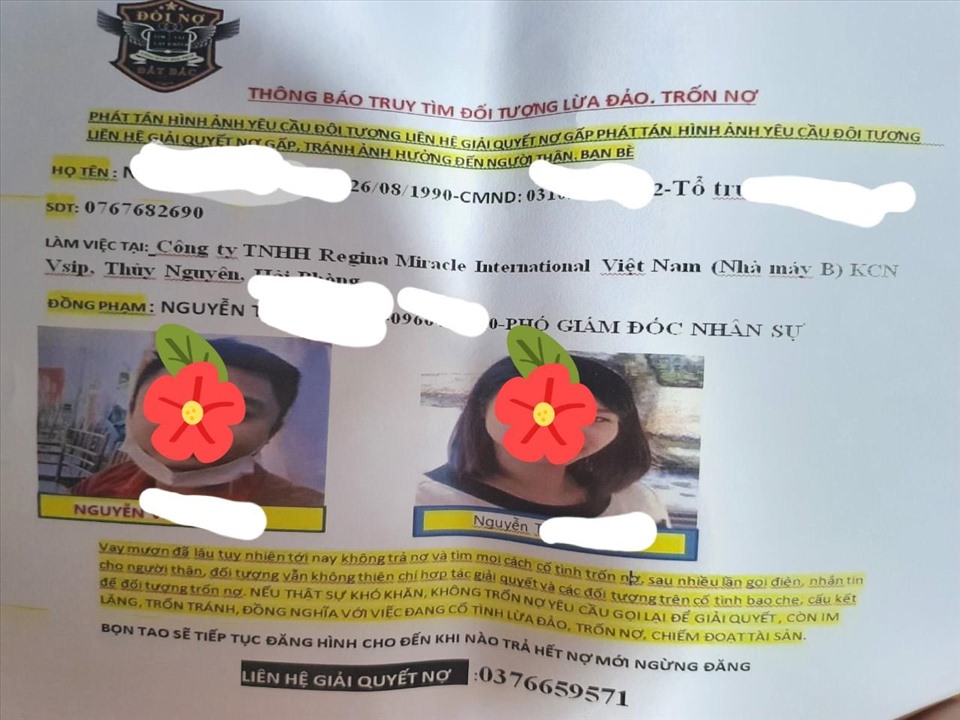 Hải Phòng: Hàng chục cán bộ bị khủng bố vì công nhân vay tín dụng đen-1