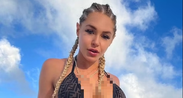 Lộ clip nữ người mẫu đánh đấm bạn trai dữ dội trong thang máy-4