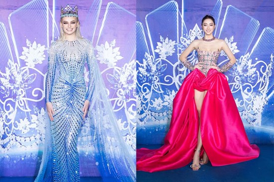 Dàn Hoa, Á hậu lộng lẫy thảm đỏ chung kết Miss World Vietnam 2022