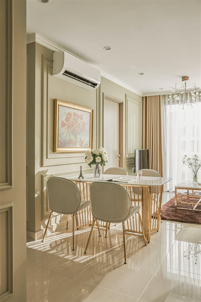 Căn hộ màu xám xanh cổ điển mà vẫn tân thời, cho tổ ấm thêm lãng mạn và bình yên-4