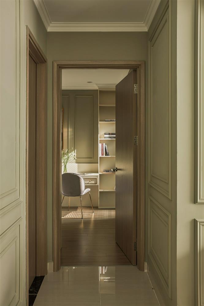 Căn hộ màu xám xanh cổ điển mà vẫn tân thời, cho tổ ấm thêm lãng mạn và bình yên-14