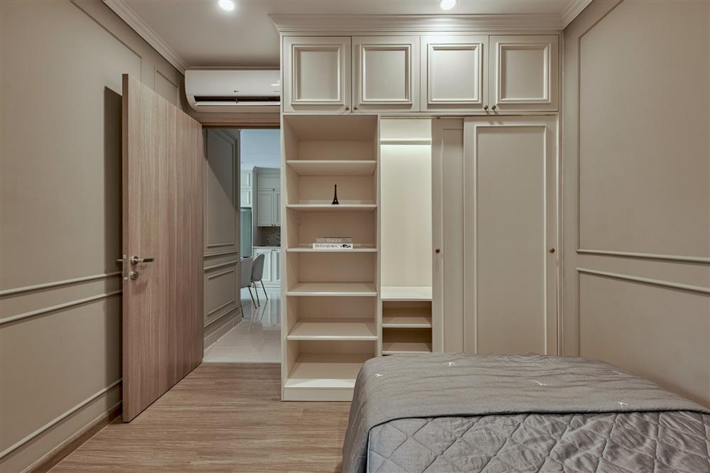 Căn hộ màu xám xanh cổ điển mà vẫn tân thời, cho tổ ấm thêm lãng mạn và bình yên-18