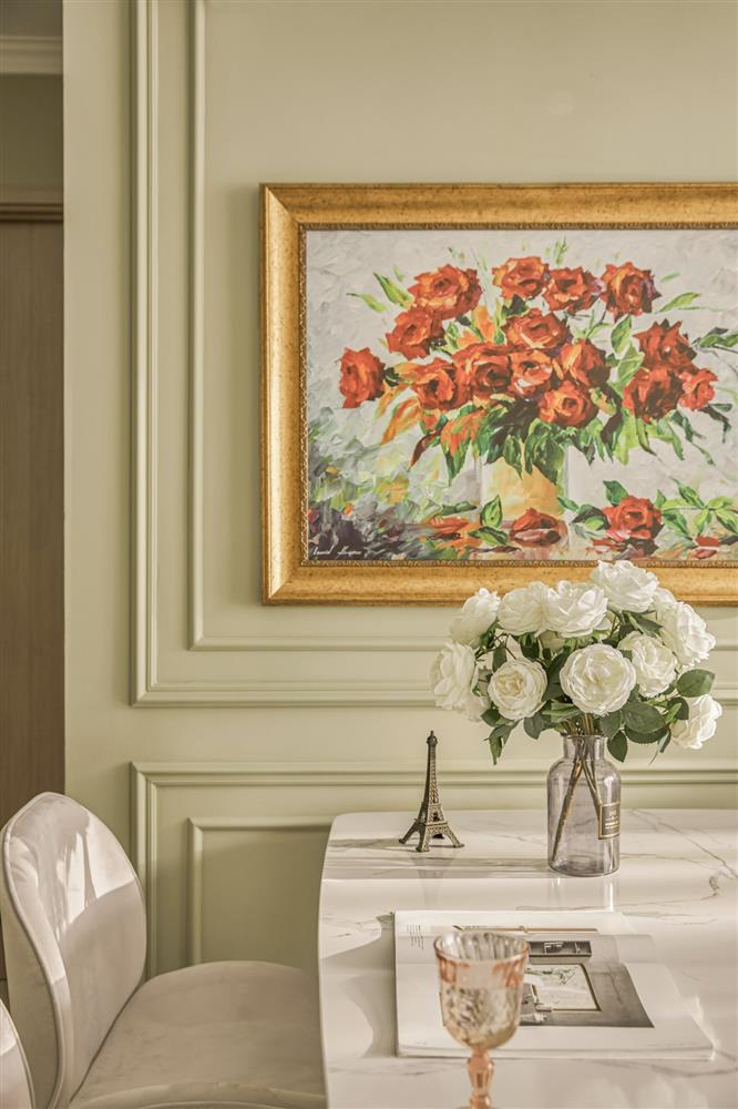 Căn hộ màu xám xanh cổ điển mà vẫn tân thời, cho tổ ấm thêm lãng mạn và bình yên-9