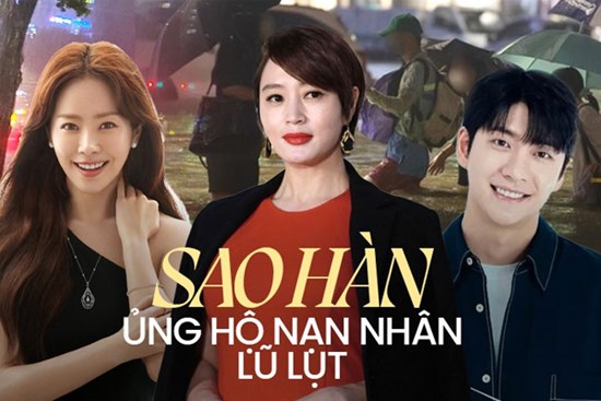 Kim Hye Soo gửi 1,8 tỷ cứu trợ, Kang Tae Oh và dàn sao Hàn chung tay ủng hộ nạn nhân trận mưa lũ lịch sử ở Seoul