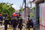 Chưa thấy dấu hiệu ba mẹ con bị kẹt trong căn nhà cháy ở Ninh Thuận-4