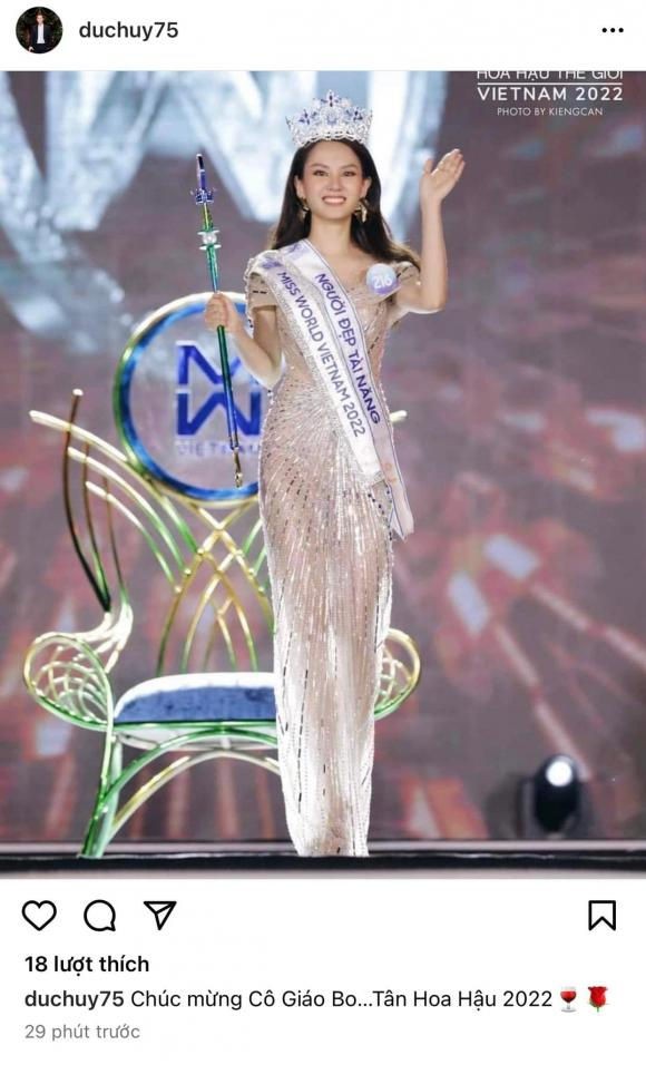 Đây là phản ứng của chồng cũ Lệ Quyên khi tình tin đồn đăng quang Miss World Vietnam 2022-4