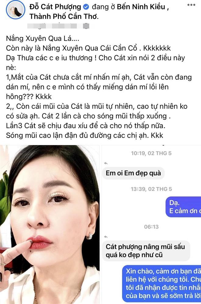 Cát Phượng phủ nhận đập mặt, thích mũi tẹt vì mũi cao lận đận-2