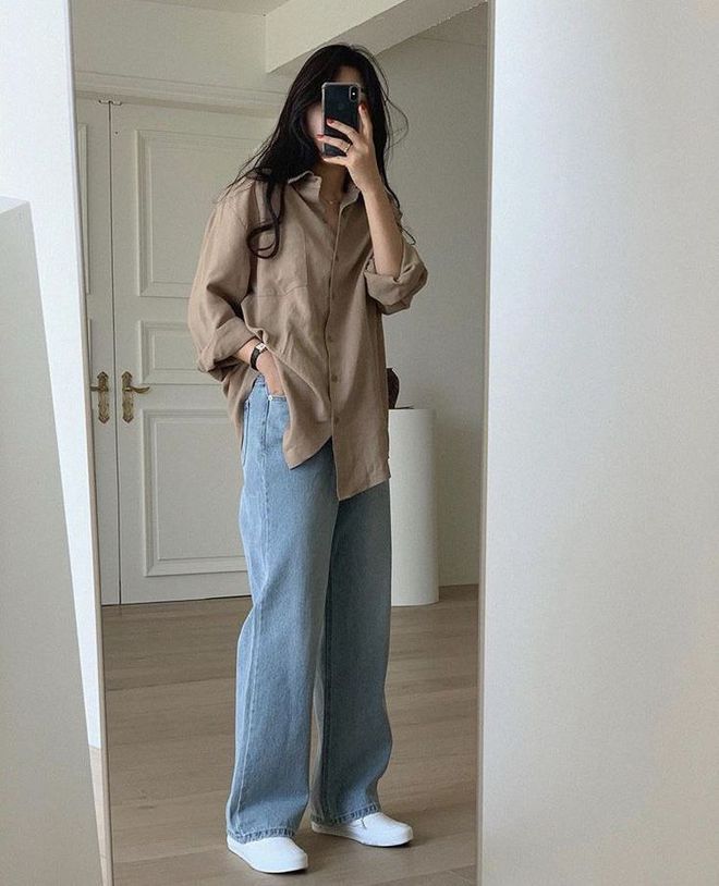 6 kiểu áo không thể thiếu trong tủ đồ đầu thu khiến hội mặc đẹp xứ Hàn mê tít-8