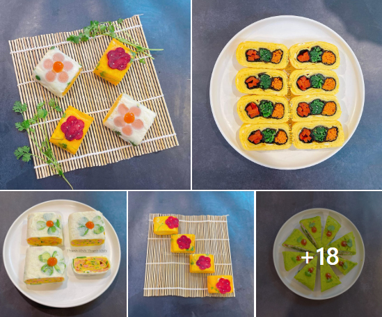 Món trứng cuộn siêu sáng tạo, đẹp độc lạ đến no con mắt, muốn ngắm mãi mà không nỡ ăn-1