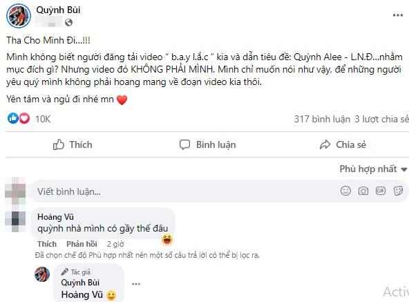 Quỳnh Alee nói gì về clip đang phê pha ồn ào khắp cõi mạng-2