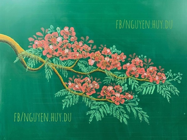 Loạt hình vẽ trên bảng gây bão mạng của thầy giáo cấp 1-4