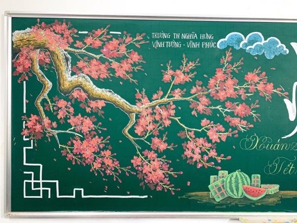 Loạt hình vẽ trên bảng gây bão mạng của thầy giáo cấp 1-9