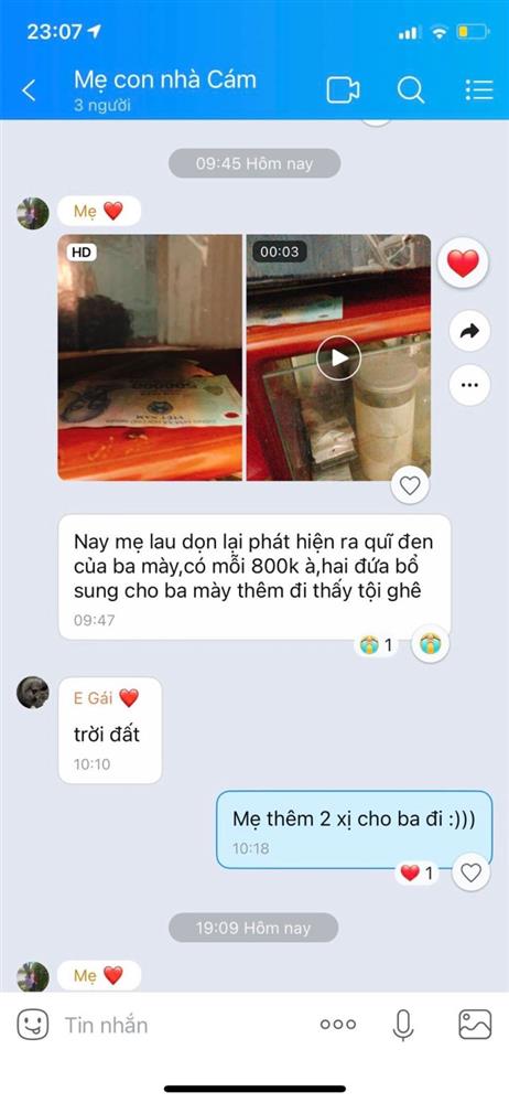 Tìm thấy quỹ đen của chồng, phản ứng của người vợ với các con gây bất ngờ-1