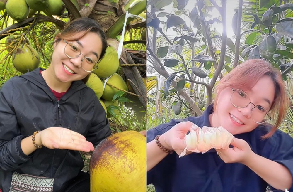 Ra đồng hái rau, bắt cá, 9x sở hữu clip triệu view trên Tiktok-4