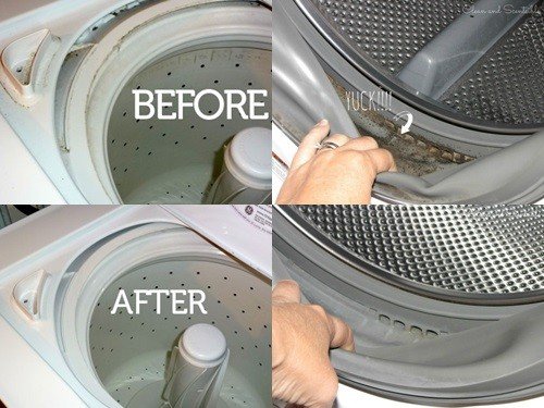 Vệ sinh máy giặt cửa ngang đơn giản, dễ làm, chỉ ít phút là sạch bong như mới-1