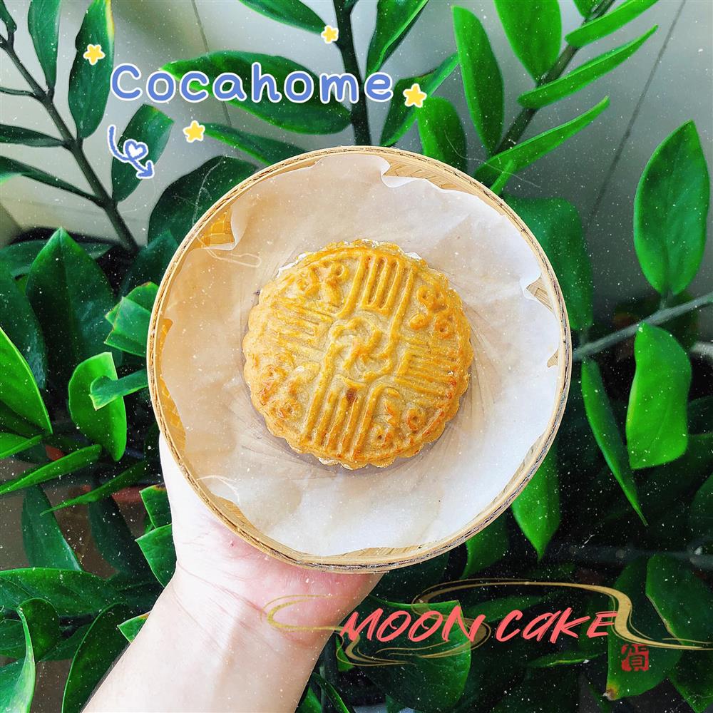 Cách làm bánh Trung thu nhân đậu xanh tạo hình dễ thương tại nhà cùng con-1