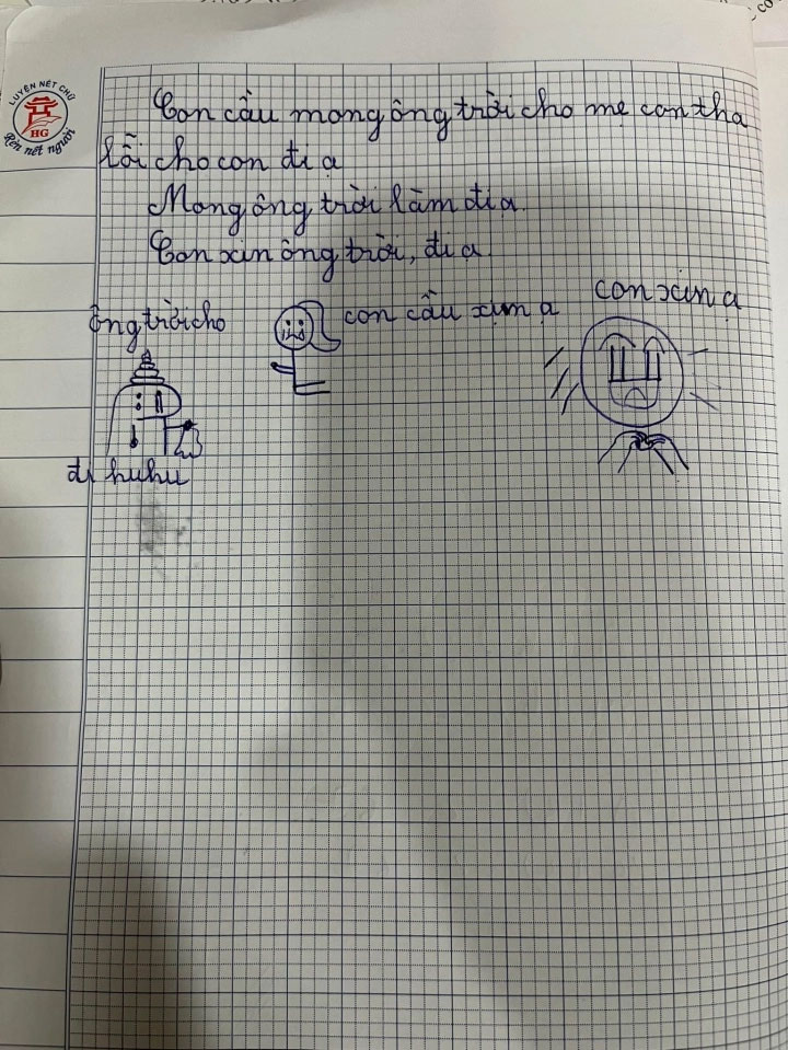 Tờ giấy với dòng chữ ‘con ghét mẹ’ của bé gái khiến nhiều người giật mình xót xa-1