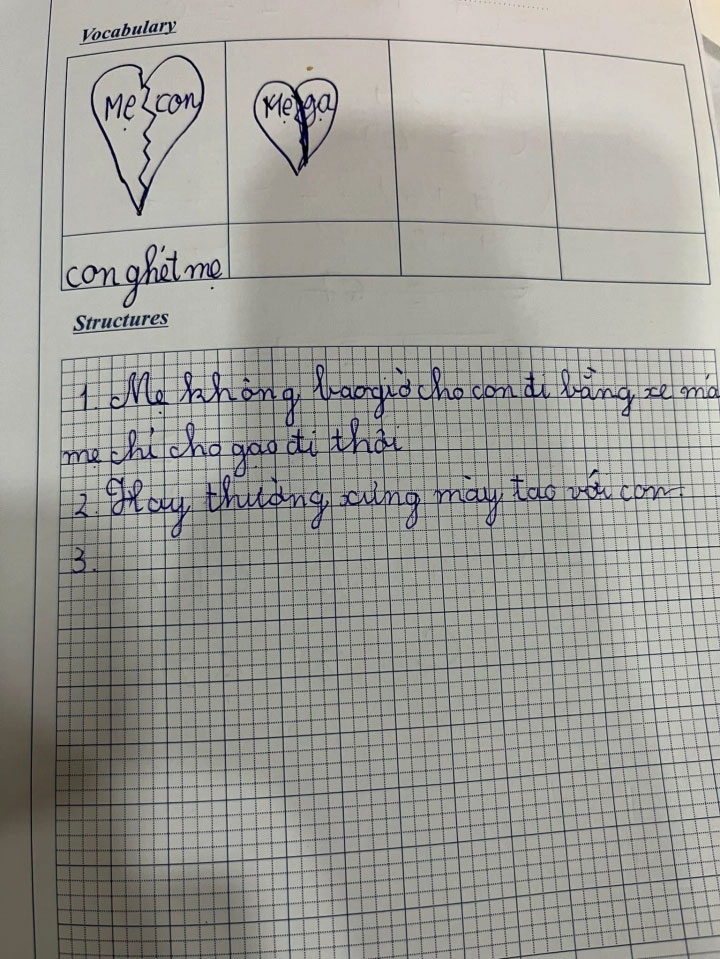 Tờ giấy với dòng chữ ‘con ghét mẹ’ của bé gái khiến nhiều người giật mình xót xa-2