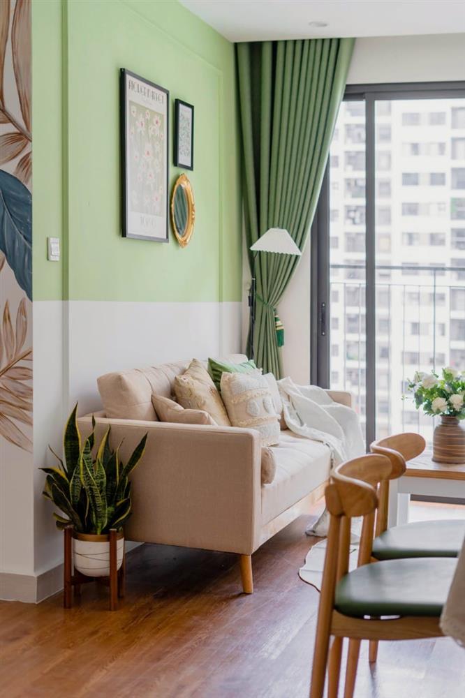 Căn hộ xanh cốm mát lành, xua tan cảm giác oi bức-2