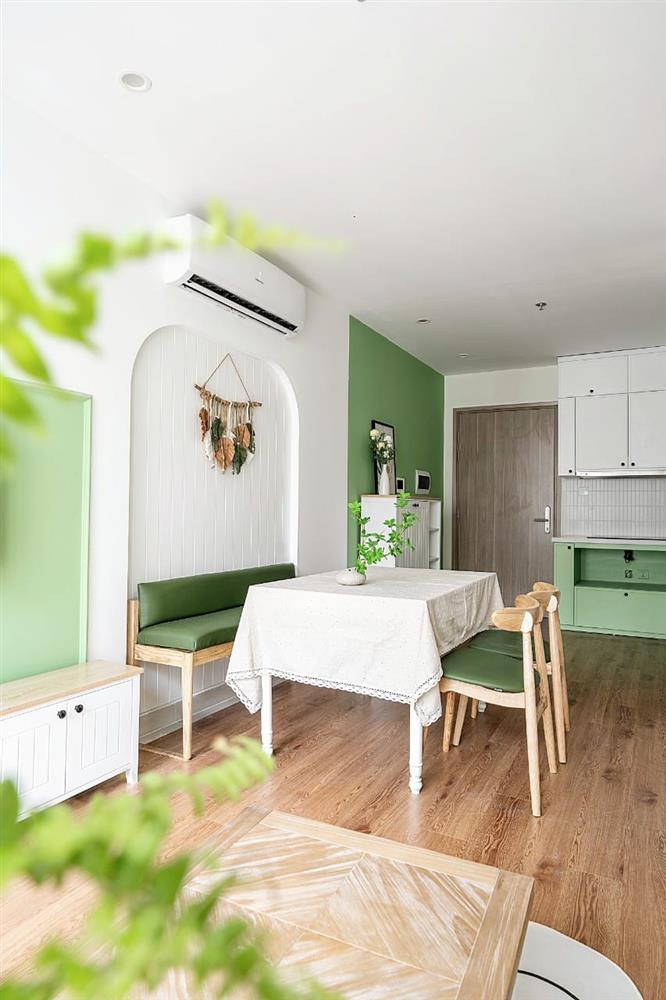 Căn hộ xanh cốm mát lành, xua tan cảm giác oi bức-4
