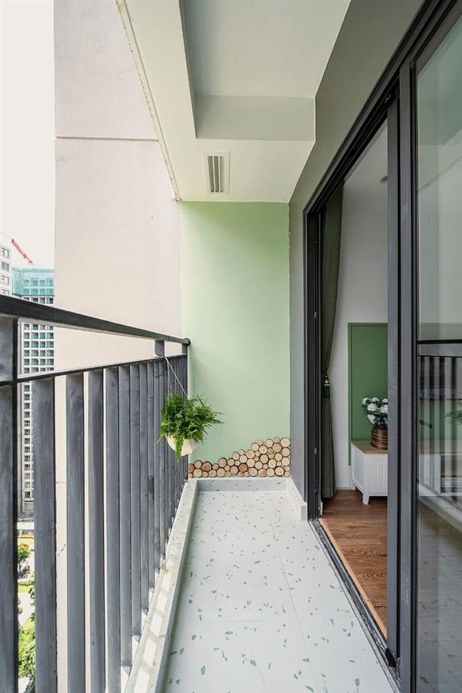 Căn hộ xanh cốm mát lành, xua tan cảm giác oi bức-5