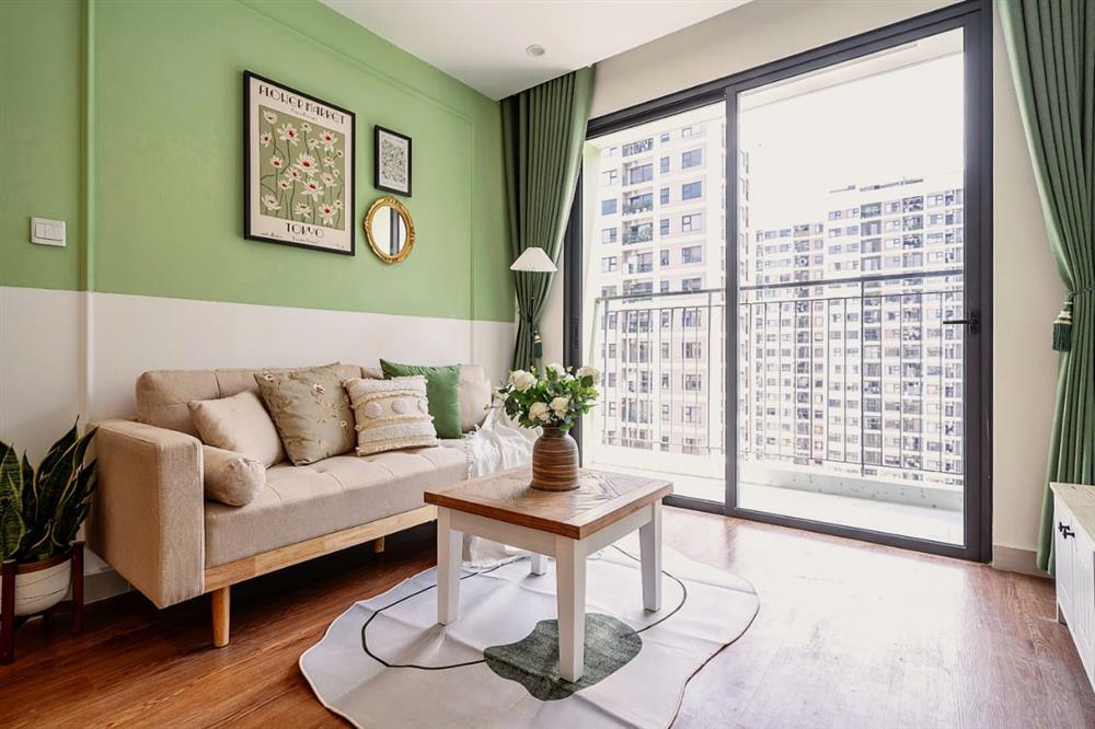Căn hộ xanh cốm mát lành, xua tan cảm giác oi bức-12