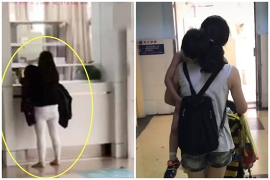 Chùm ảnh mẹ một mình bế con đi bệnh viện khiến cộng đồng bỉm sữa rơi nước mắt đồng cảm