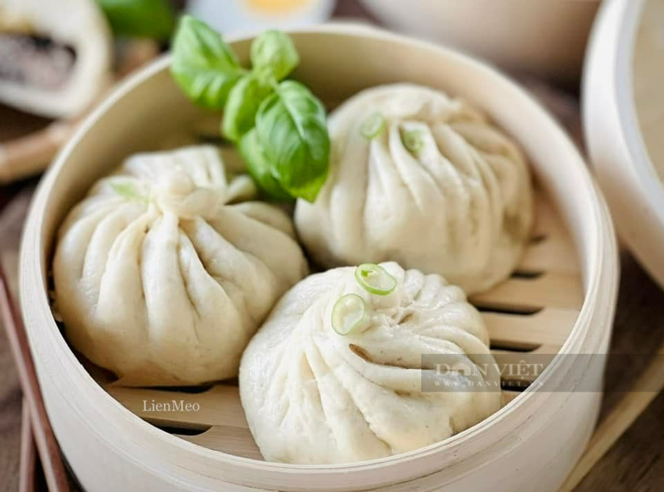 Bật mí cách làm bánh bao nhân thịt xốp mềm, không cần máy trộn bột-5