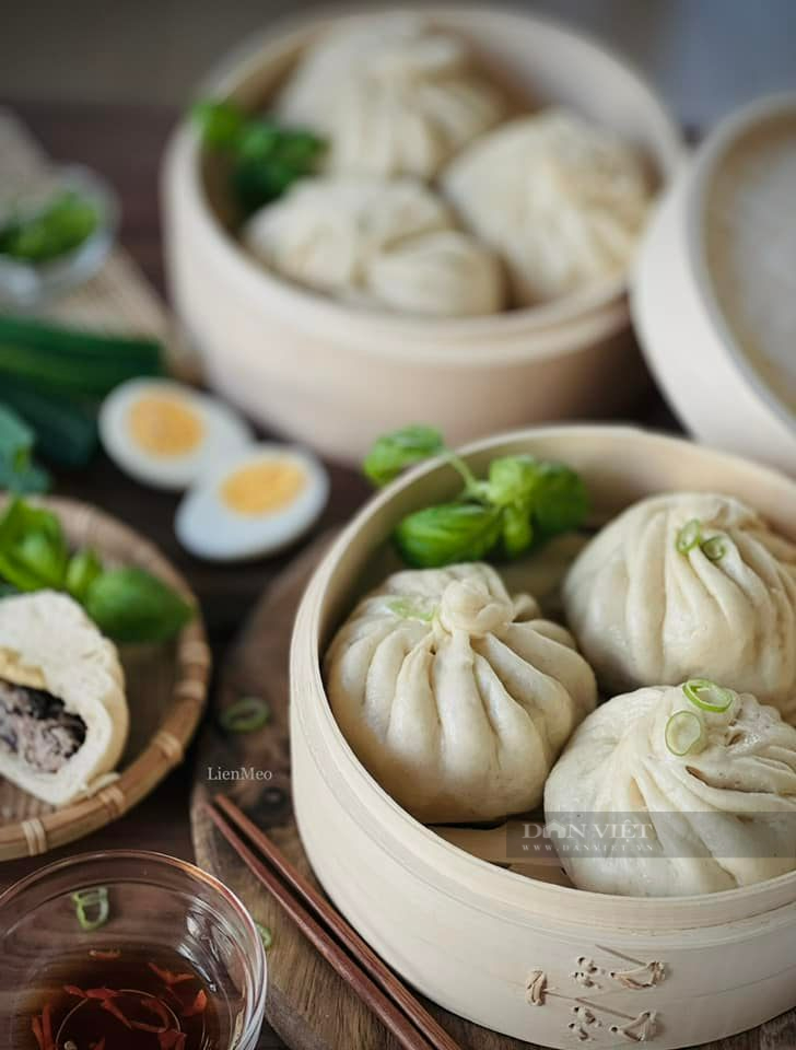 Bật mí cách làm bánh bao nhân thịt xốp mềm, không cần máy trộn bột-6