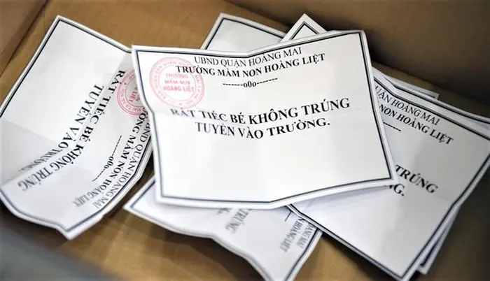 Con biết học ở đâu nếu cha mẹ bốc phải phiếu Rất tiếc bé đã không trúng tuyển?-4