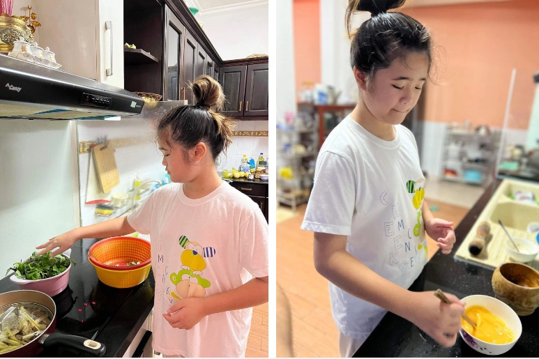 Thúy Nga khoe ảnh con gái về nước, nhờ chi tiết này mà nữ danh hài được mọi người khen khéo dạy con-1