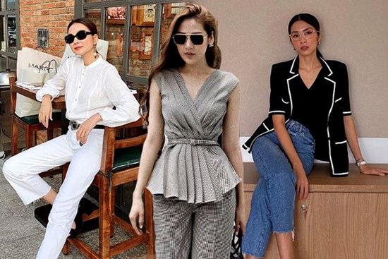 Trẻ hóa phong cách công sở không khó, các nàng hãy tham khảo 13 set đồ của sao Việt