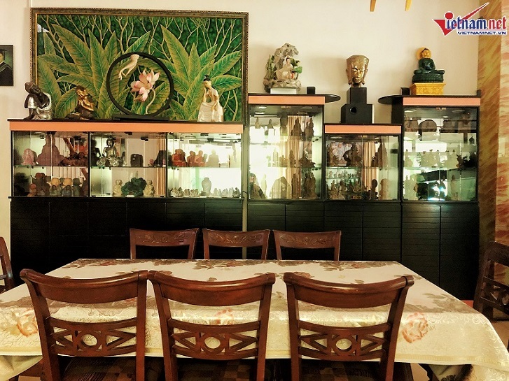 Bức tượng trong ngôi nhà hơn 50 năm tuổi trưng bày hàng trăm tượng Phật của NSND Kim Cương có gì đặc biệt?-14