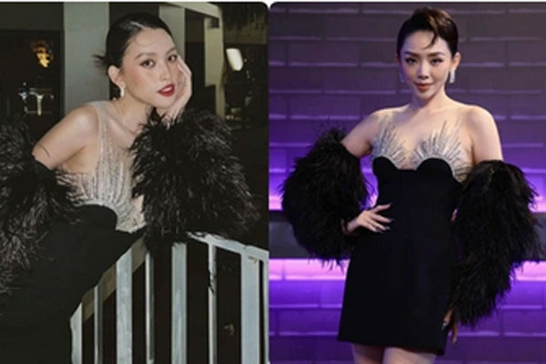 Nhã Phương sửa áo cực tinh tế khi đụng hàng Hương Giang-17